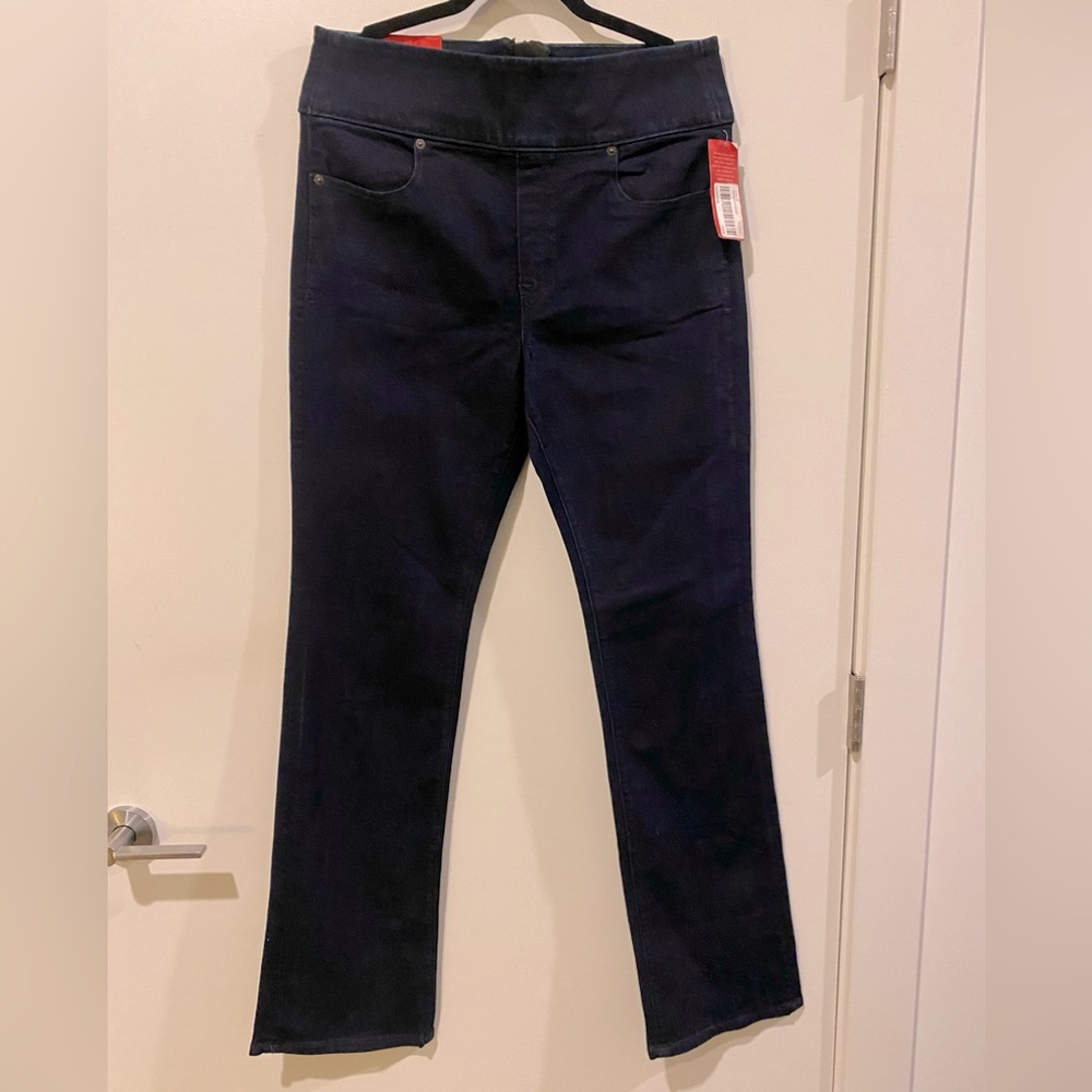 Spanx, Jeans signature waist fit, slim boot cut, midnight blue, Sz. 31